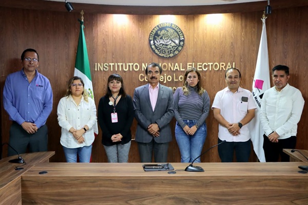 Personas integrantes del grupo auditor de los módulos del Instituto en Oaxaca